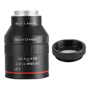 

2.8-12mm 3MP 1/2 Manual Aperture C-Mount Security Camera Lens CCTV Hot