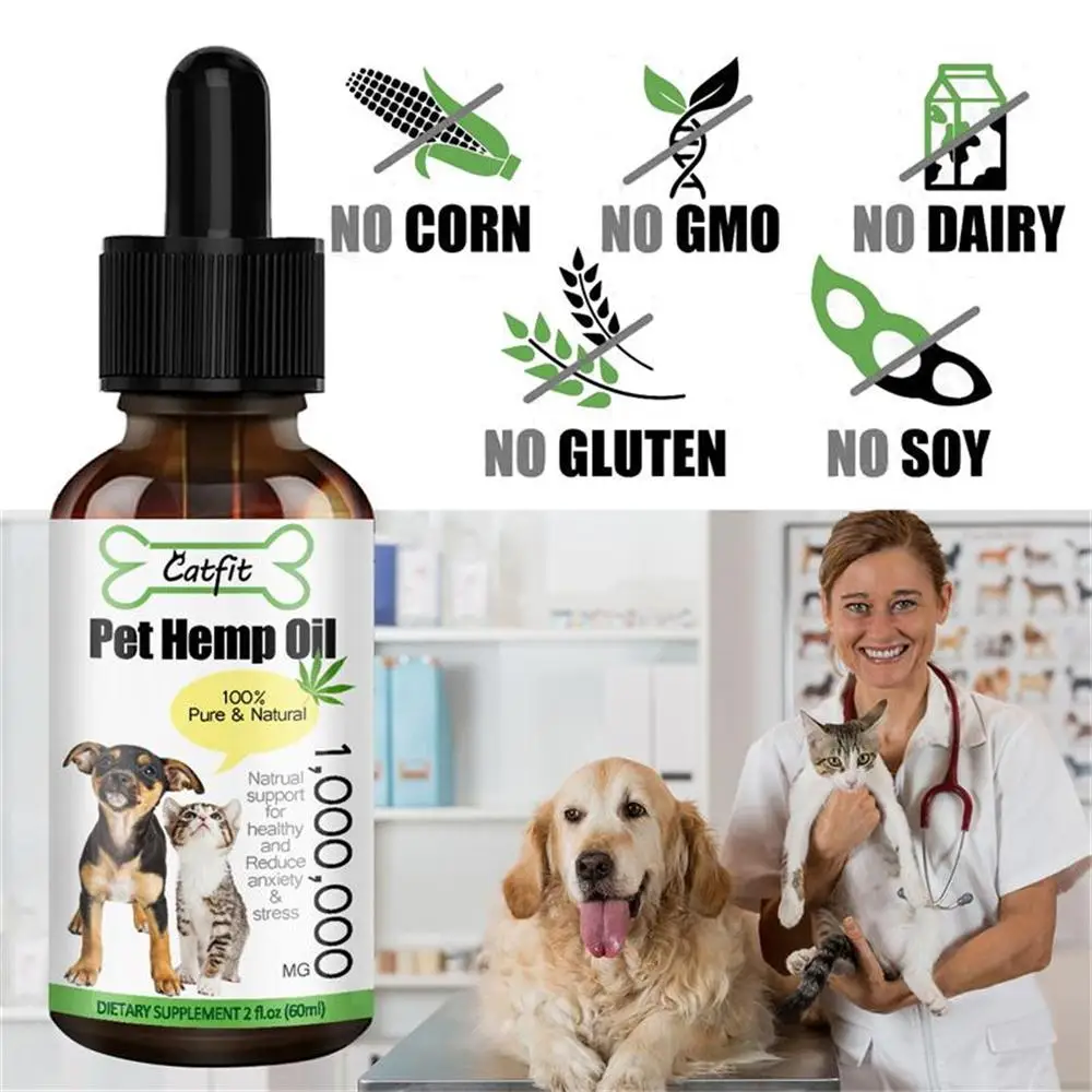 GPGP Greenpeople Natural Essential Oil Temper Dogs /Cat Pet Anxiety Relief Strengtheens Immunity hair Care |