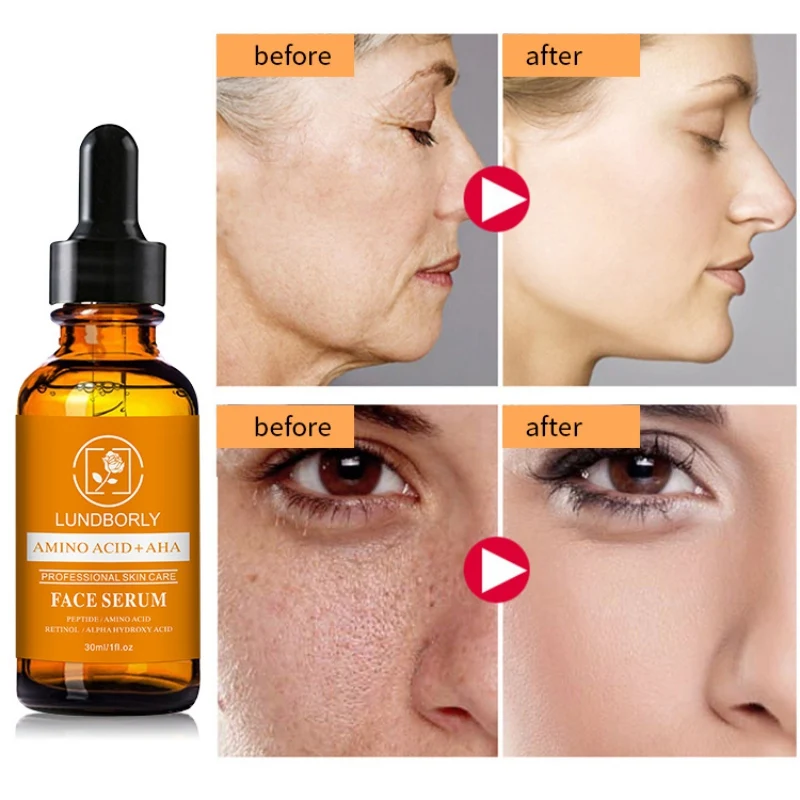 

30ML Hydrating Firming Skin Smooth Fine Lines Brighten Skin Tone Face Serum