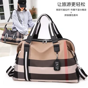 

Travel bag Women's short-distance hand luggage bag large-capacity travel bag light Korean version of boarding fitness bag
