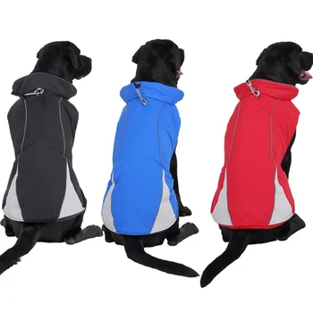 

Winter Big Dog Vest Jacket Waterproof Reflective Clothes Pet Dog Clothes For Large Dogs Pitbull Golden Retriever Coat Clothing
