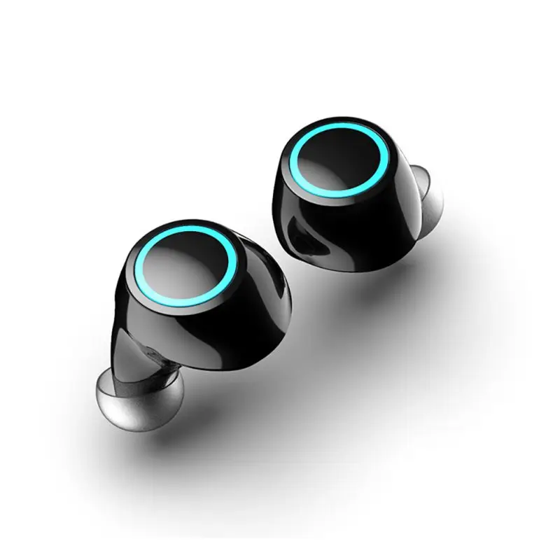 Мини-наушники с шумоподавлением, гарнитура для Bluetooth, Беспроводные спортивные наушники-вкладыши с зарядным устройством
