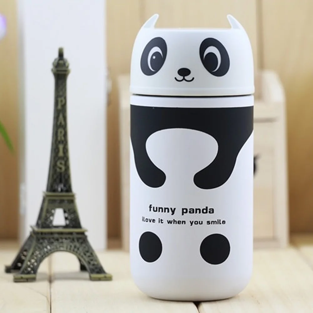 

220ML Portable Cute Design Panda&Owl Thermos Stainless Steel Vacuum Cup hot DDC-44