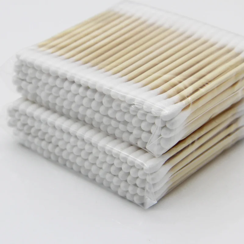 Для борьбы с большим количеством горячих продаж 95 веток Ziplock мешок-бамбуковая палка ватный тампон высокого качества двуглавый ватный тампон красота чистая
