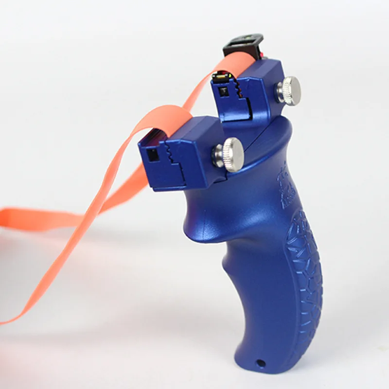 New Laser Light Aiming Slingshot Resin 98k Fast Pressure Flat Rubber Band Spirit Level Fiber Optic | Спорт и развлечения