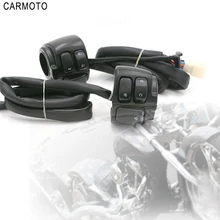 Для Sportster 883 Vrod Dyna Руль Рога указатель поворота переключатель управления для Touring Sportster переключатели на рукоятку вкл