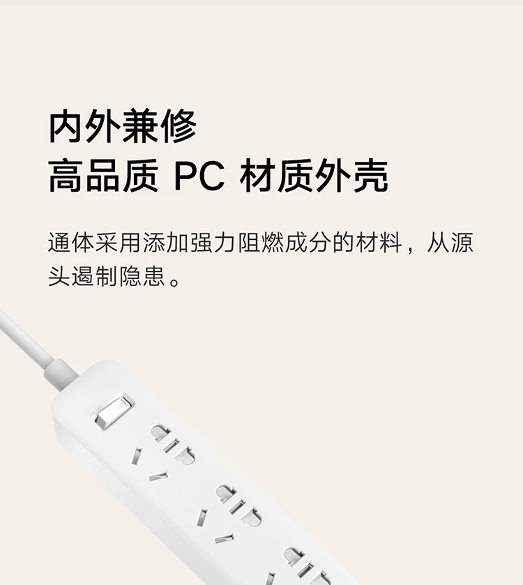 NEW Xiaomi Mi Mijia QC3.0 20W Fast Charging Power Strip 2A1C + 3 Sockets Standard Plug Interface Extension Lead 1.8m Удлинитель