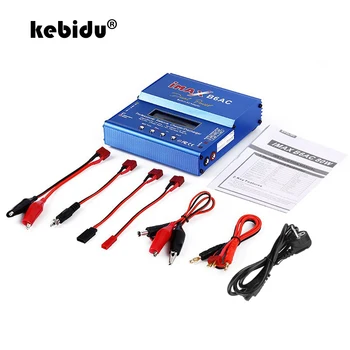 

kebidu Digital LCD Screen Discharger IMAX B6 AC 80W B6AC RC Battery Charger Lipo NiMH Balance Charger EU US Power Supply