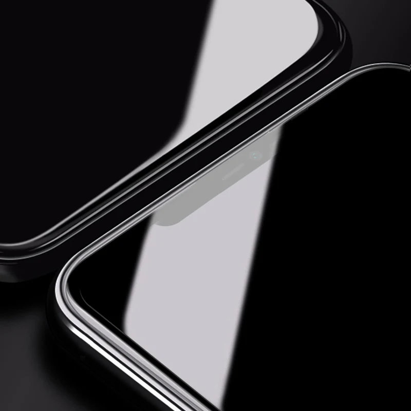 Для iPhone 11 закаленное стекло для iPhone11 Pro Max защита экрана полное покрытие Передняя пленка Черная защитная 2 шт стекло
