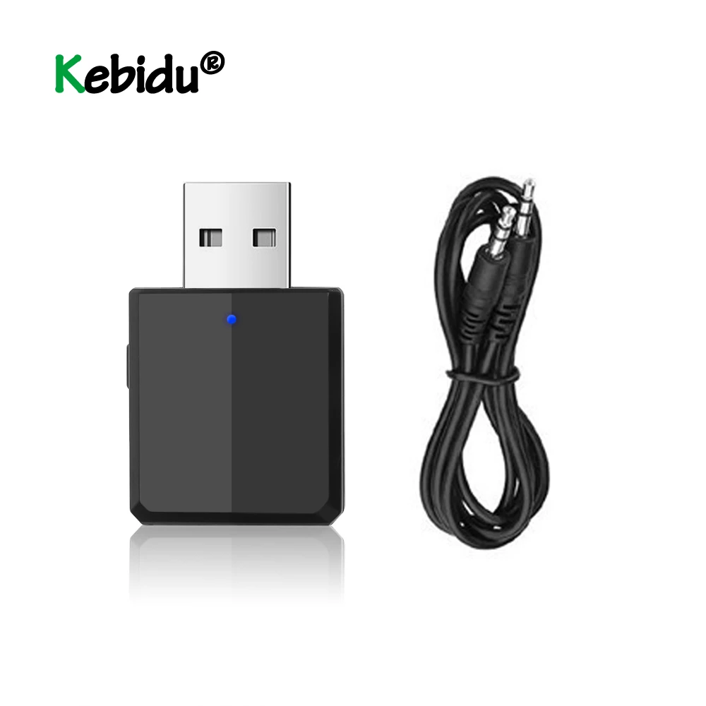 USB адаптер Bluetooth передатчик приемник 3 5 мм AUX стерео беспроводной V5.0 для