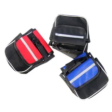 Сумка для езды на велосипеде, сумка для езды, три в одном, сумка для велосипедной трубки, водонепроницаемая и прочная, практичная сумка для горного велосипеда, сумка для передней рамы