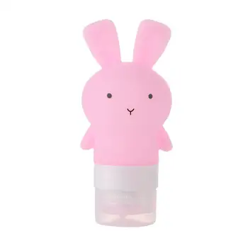 

XY Fancy Cute Rabbit Portable Empty Squeeze Bottle Silicone Squeeze Bottle Lotion Bath Travel Container