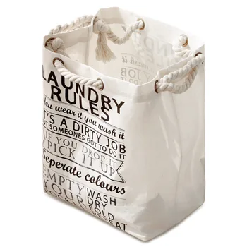 

Large Capacity Casual Totes Shoulder Bags Cotton Sack with Thick Cotton Rope Shopping Bag Environmentally Friendly Storage Bag