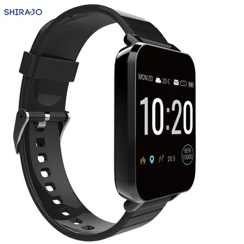 

SHIRAJO 1.54 inch Men Full Touch Fitness Tracker Blood Pressure Smart Clock Women GTS for Phone