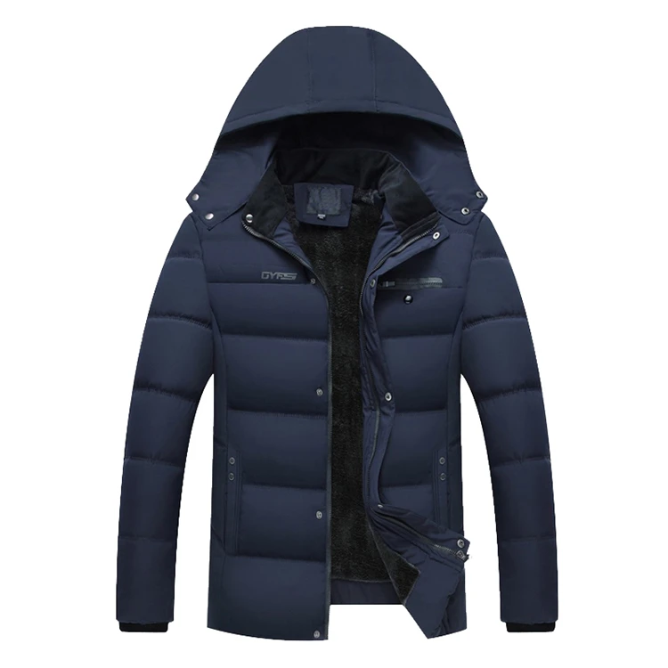 NaranjaSabor новая Толстая парка пальто Мужская 2019 зимняя ветрозащитная теплая Повседневная куртка модный однотонный цвет мужской брендинг