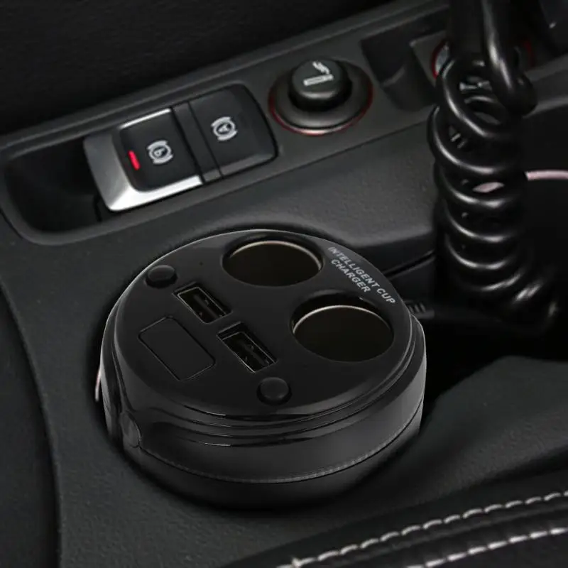 P10 автомобильный прикуриватель разветвитель 3.1A двойной USB зарядное устройство адаптер чашка