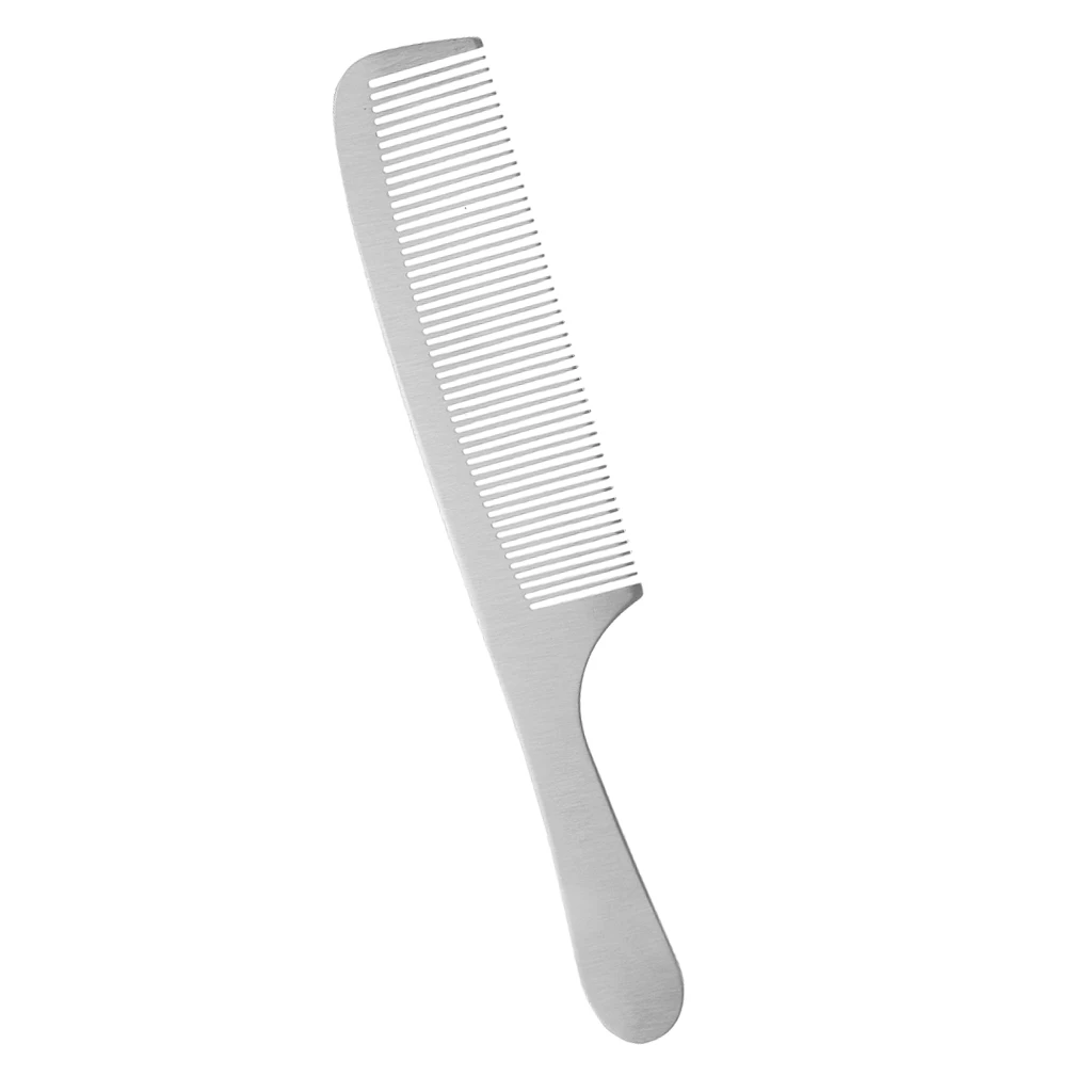 Salon Comb Steel Haircut Comb Barber Hairdressing Combs for Professional Hair Cutting Long Tail Comb