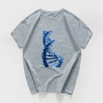 

Gene DNA Sarcastic Graphic t shirt men Science Biology medical Tshirt men hip hop Hipster streetwear casual top tees men cloth