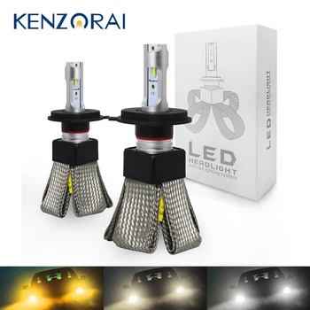 

9600LM 2pcs 3000K 6000K 4300K Car Led headlight Bulbs H7 H8 H9 H11 H1 9005 HB3 9006 HB4 Auto lamp Bulb 60W 12V Fog HeadLamp