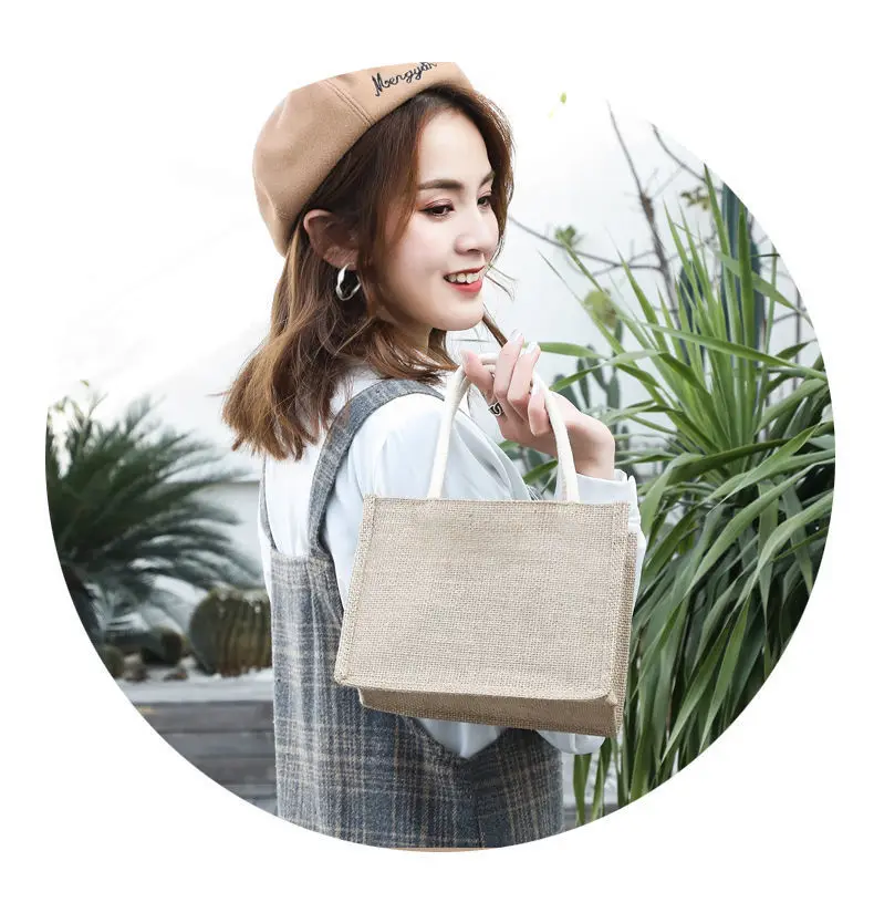 linen tote bag