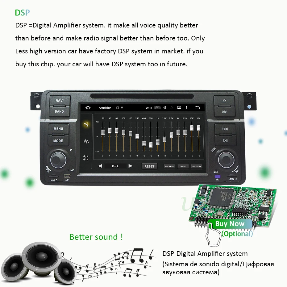 Cheap Android 9.0 4G 64G 8 CORE Car DVD Multimedia player GPS Autoradio audio For BMW/E46/M3/Rover/3 Series car Radio STEREO OBD2 DVR 2