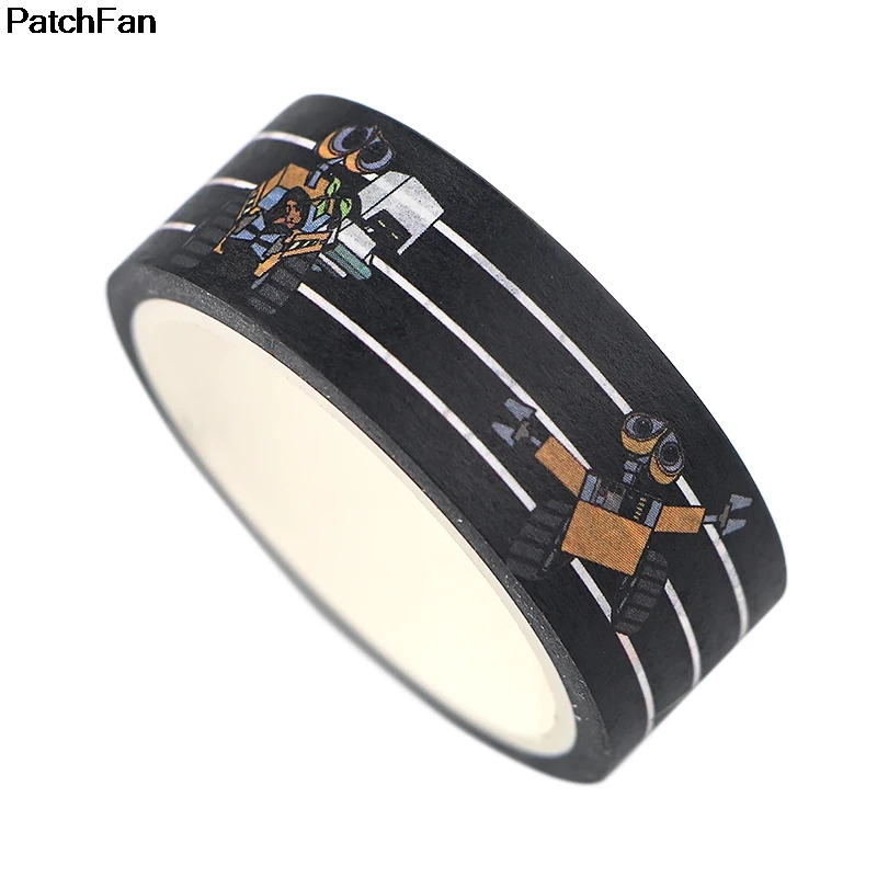 Patchfan робот фильм стены E альбом книга DIY Скрапбукинг дети клей васи маскировки клейкие ленты Печатный узор наклейки A2677