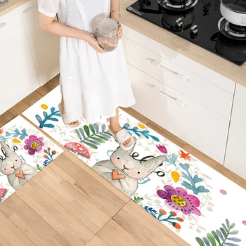 

Kitchen Mat Bath Carpet Floor Mat Home Entrance Doormat Tapete Absorbent Bedroom Living Room Floor Mats Modern Kitchen Rug