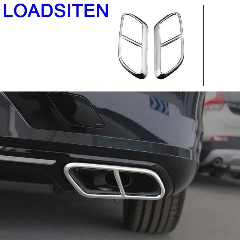 

Car Modified Auto Trunk Rear Panels Foot Pedal Tail Throat Exterior Sticker Strip Accessory Modification 18 19 FOR Volvo S90