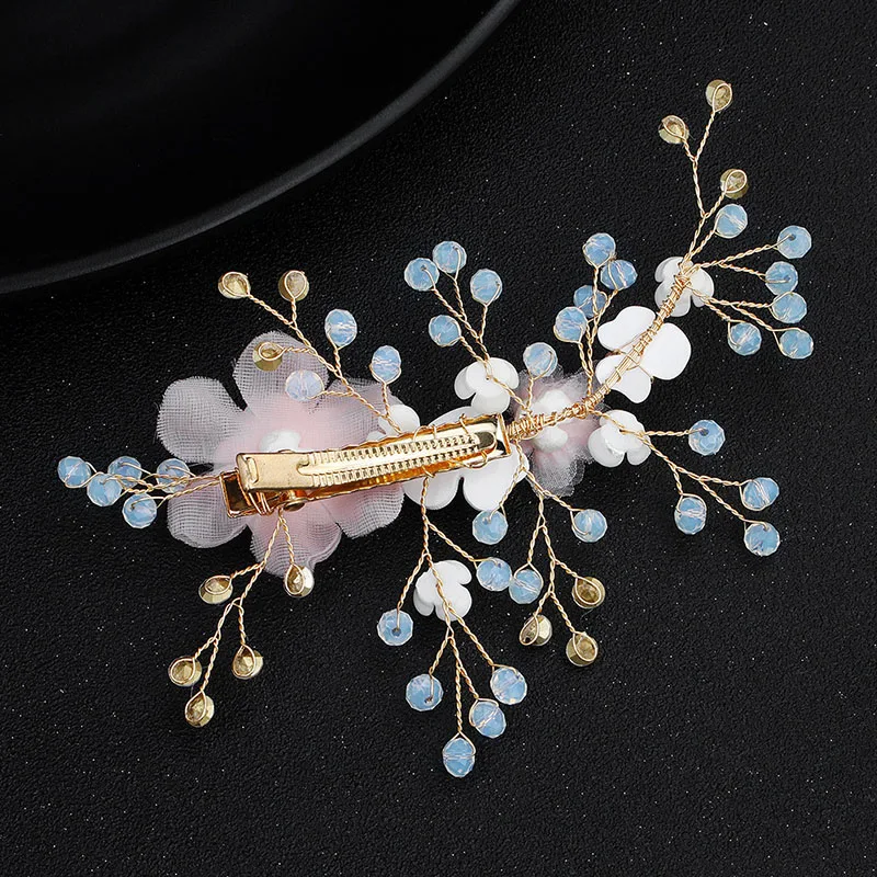 Best Hot Sale 2019 Crystal Vintage Flower Hair Clip Wedding Hair Accessories For Bridal BridesmaidIE998