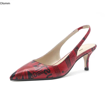 

Olomm New Fashion Women Chic Sandals Thin High Heels Sandals Nice Pointed Toe 3 Colors Party Dress Shoes Women US Plus Size 4-15