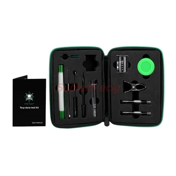 

Original LTQ Terp Done Tool Kit Syringe Beaker Dropper Muddler Brush Silicone Mat Silicone Box Beaker Clamp E Cigarette Tool Kit