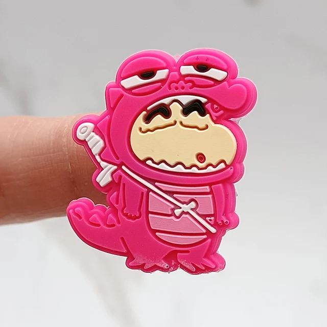 Novelty Design Cartoon With You PVC Shoe Charm Accessories Funny Diy Shoe Buckle Decor Fit Pins Croc Charms JIBZ Kid Party Gift K