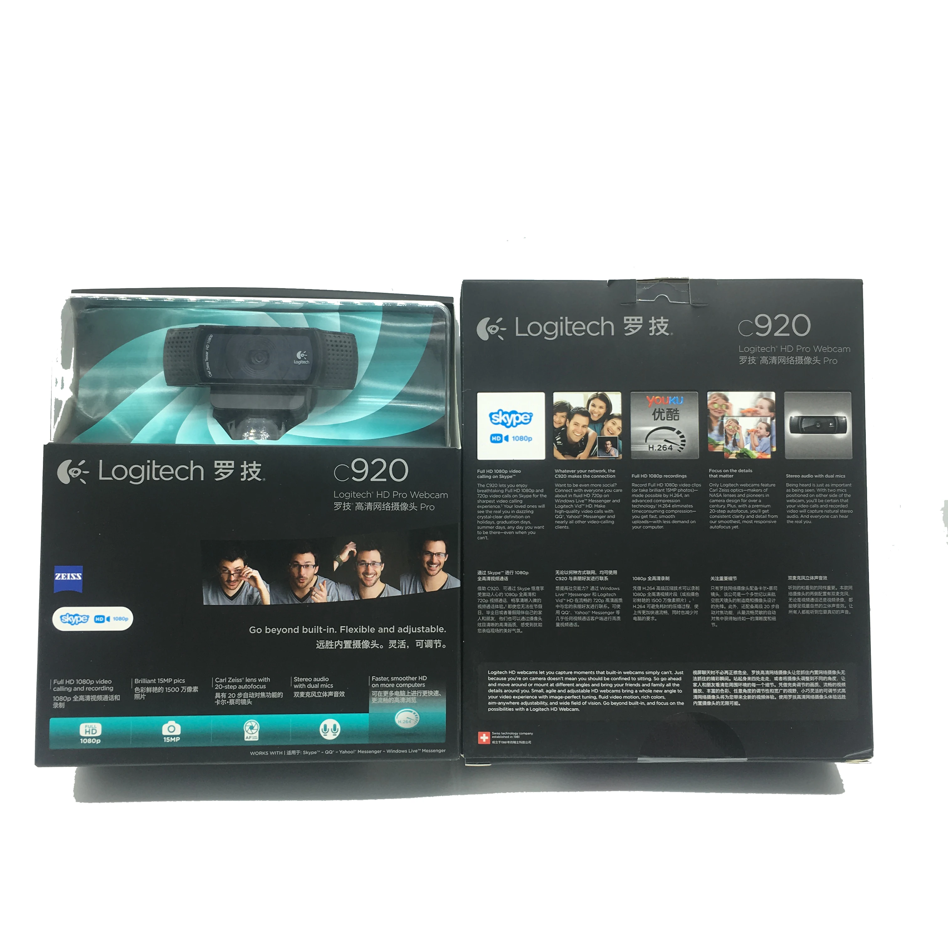 

Logitech G920 Pro HD 1080 Webcam 2014 Old Version Cral Zeiss Tessar