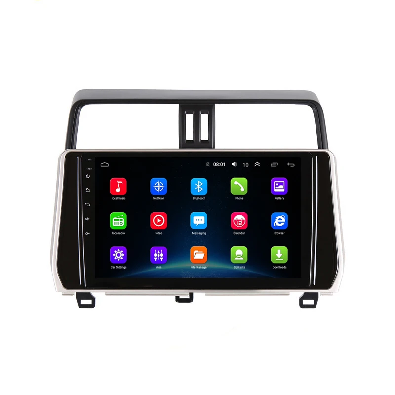 1" 2.5D ips Android 9,1 Автомобильный мультимедийный dvd-плеер gps для Toyota Prado 150 Автомагнитола с DSP 32EQ 4G стерео навигации