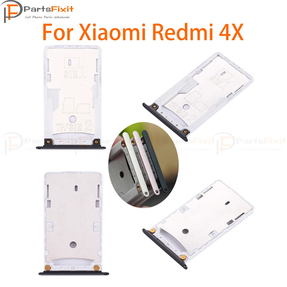 SIM-карта памяти для Redmi 4X лоток со слотом сим-карты TF Сменные Запчасти лотков |