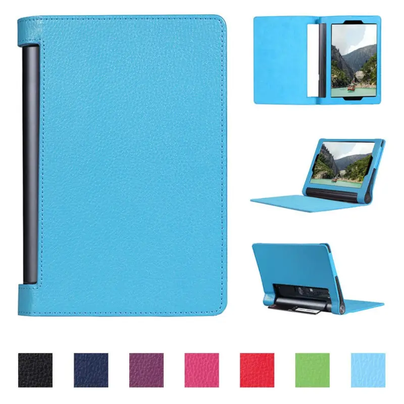 

Folio PU Leather Case Cover for Lenovo Yoga Tab 3 Pro YT3-X90F X90L X90X Tab3 Plus YT-X703F X703L 10.1" Tablet Funda Capa