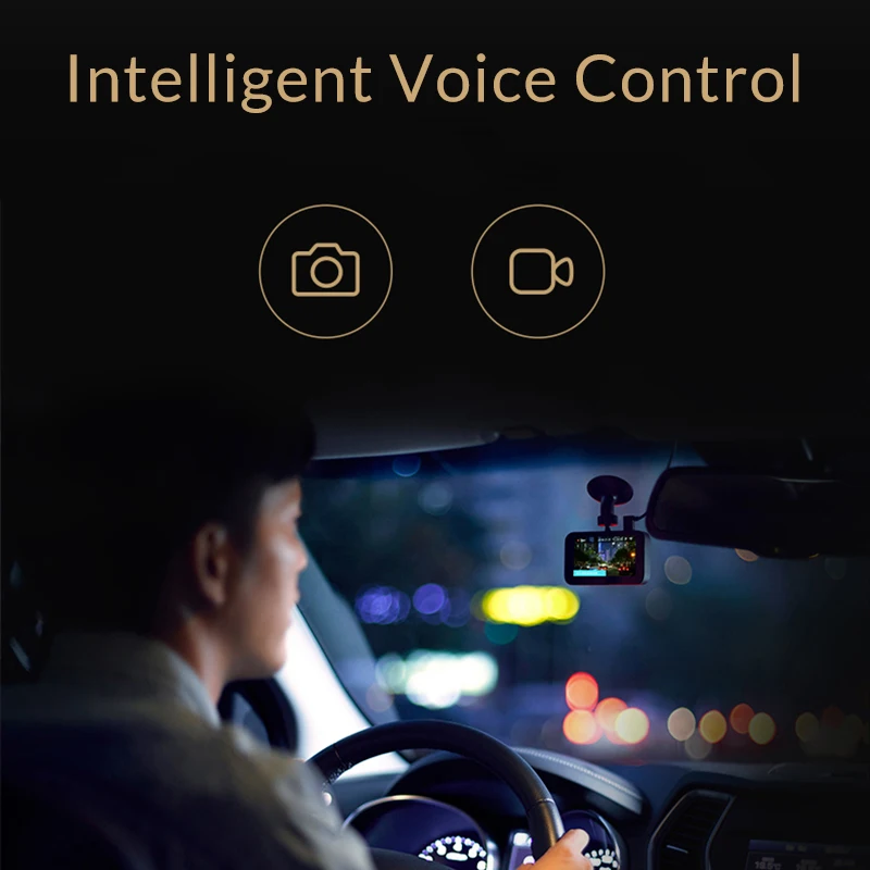  Xiaomi Mijia 1S Car Camera DVR Video Recorder 140 Degrees Wide Angle 3.0'' 1080P IPS Screen 2.4GHz 
