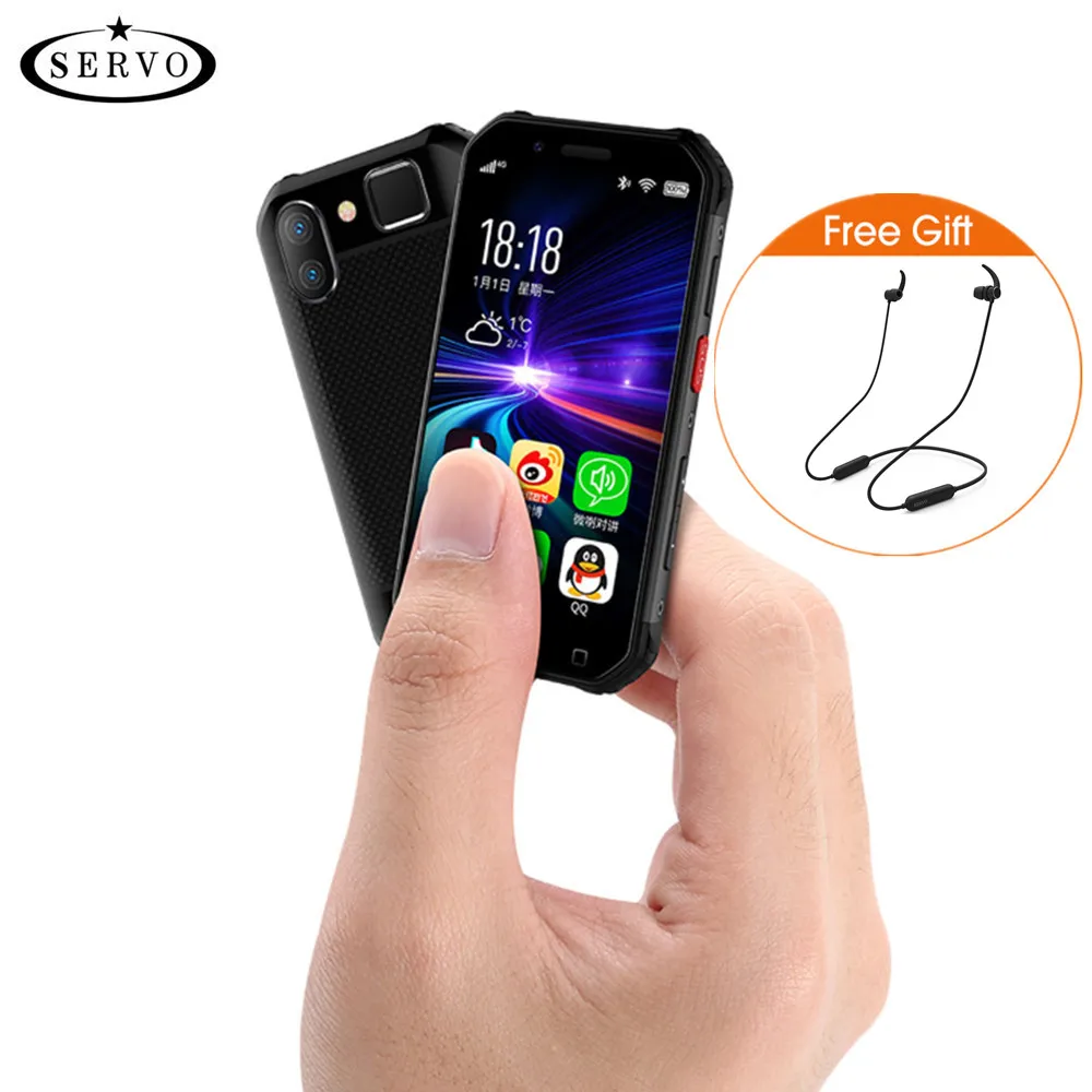 Водонепроницаемый мини смартфон SERVO S10 Pro IP68 MTK6737 3 ГБ 32 NFC рация прочный телефон 13
