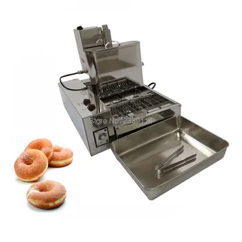 

Commercial electric Donut making Machine donut frying machine Mini Donut Machine donut Maker 4 rows Doughnut fryer machine