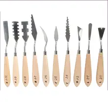 Картина маслом палитра нож смешивания цвета шпатель ультра-тонкие лезвия скребок художественный инструмент