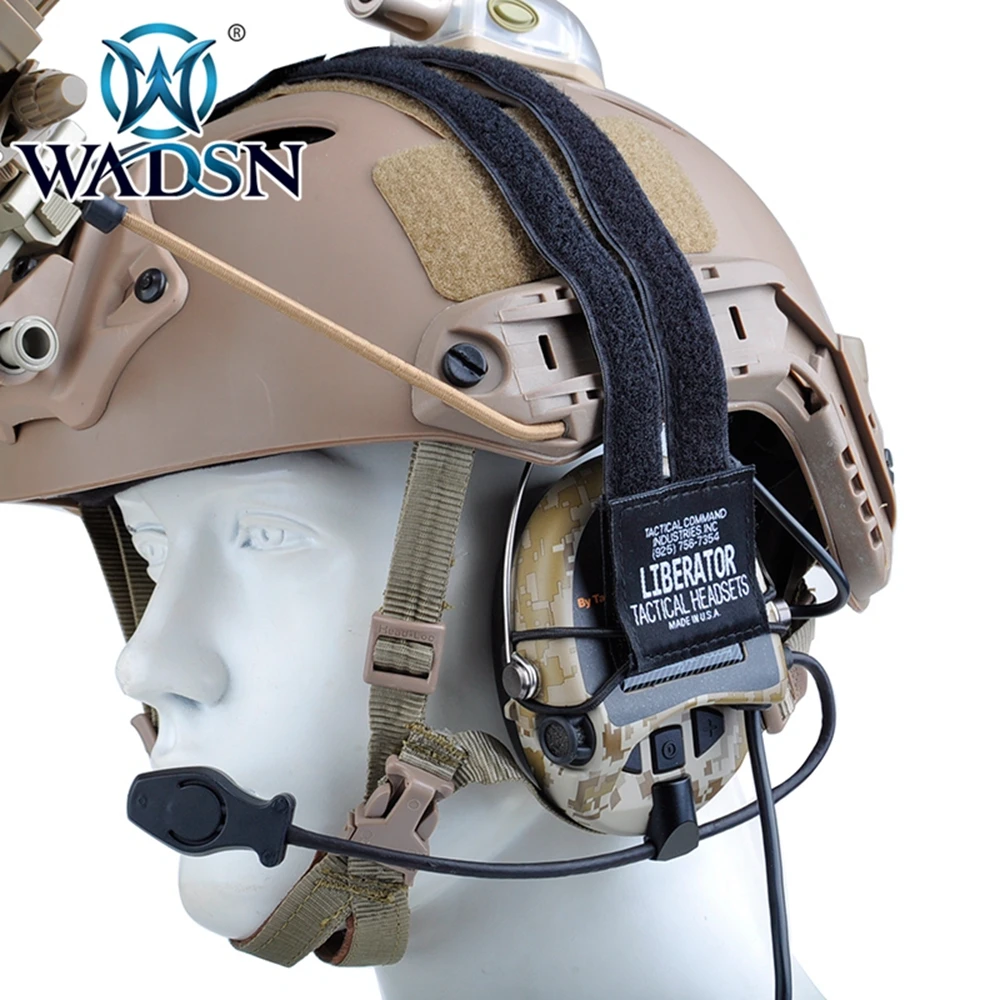 

WADSN Tactical Conversion Kit For Military Airsoft Tactical Helmets and Sordin Headset Stickers Cup Camo Skins Accessories WZ004