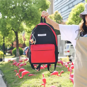 

2019 New Canvas Shoulder Bag Ladies Casual Large-capacity Shoulder Backpack Popular