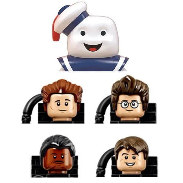 Совместимость 10274 75828 75827 серия фильмов Ghost Busters Охотники за привидениями Peter Egon