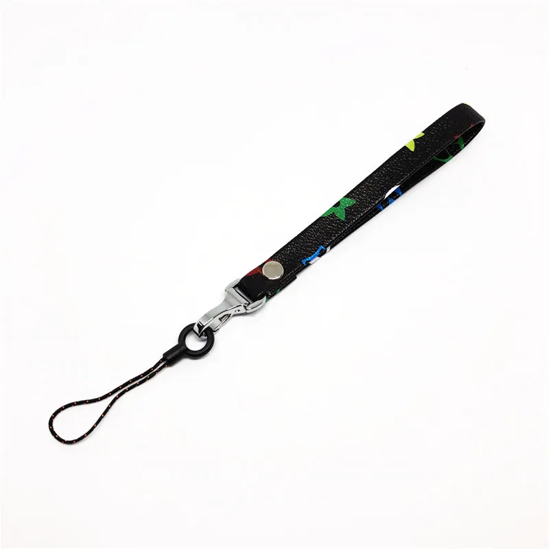 Top Quality leather short Mobile Phone Straps Hand Strap Lanyards for keys ID Card Gym USB badge holder DIY Hang Rope For iphone