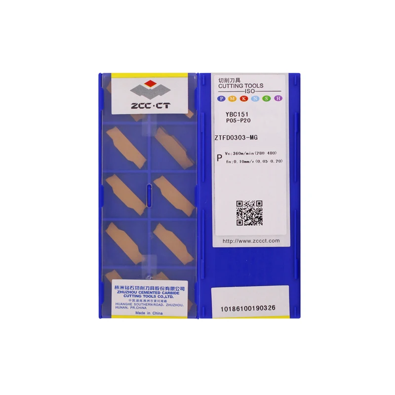 

ZTFD0303-MG YBC151 10pcs Original CHINA ZCCCT Cutting Tool