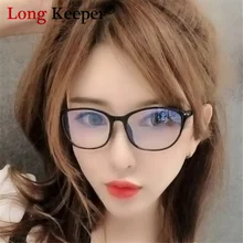 Длинные овальные очки для чтения очки Ультралегкая оправа могут быть оснащены очками для близорукости плоские обычные очки оптом