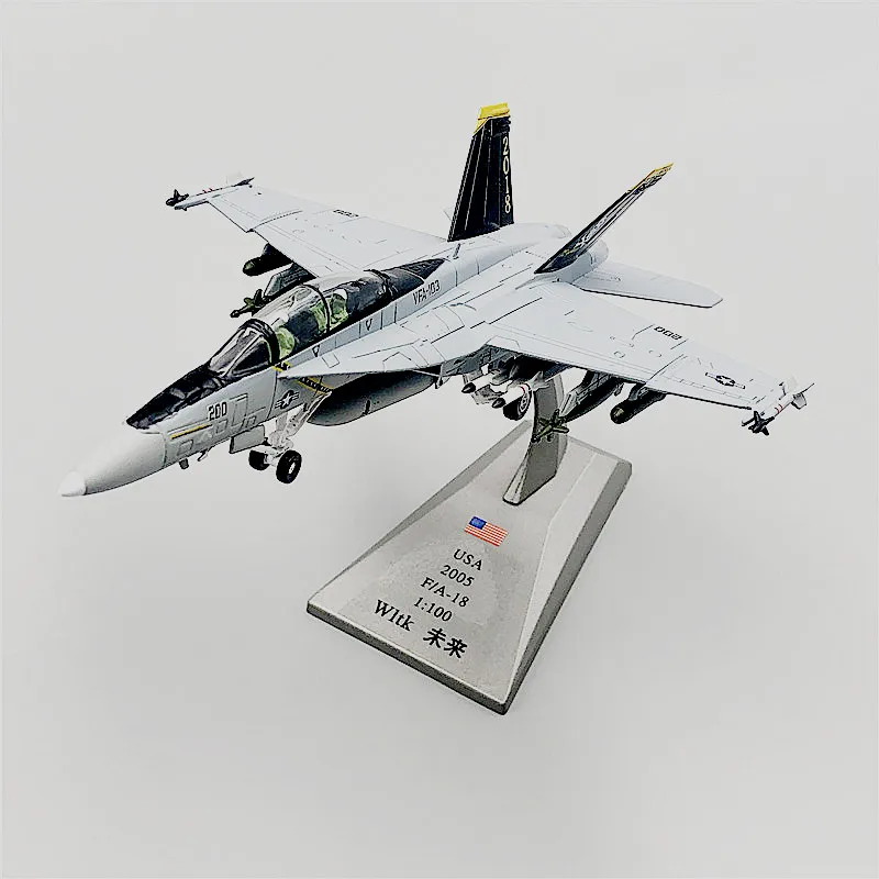 1:100 F/A-18F супер пиратский флаг Hornet модель самолета-истребителя 75-летие литья под давлением коллекция военный любовник рождественский подарок