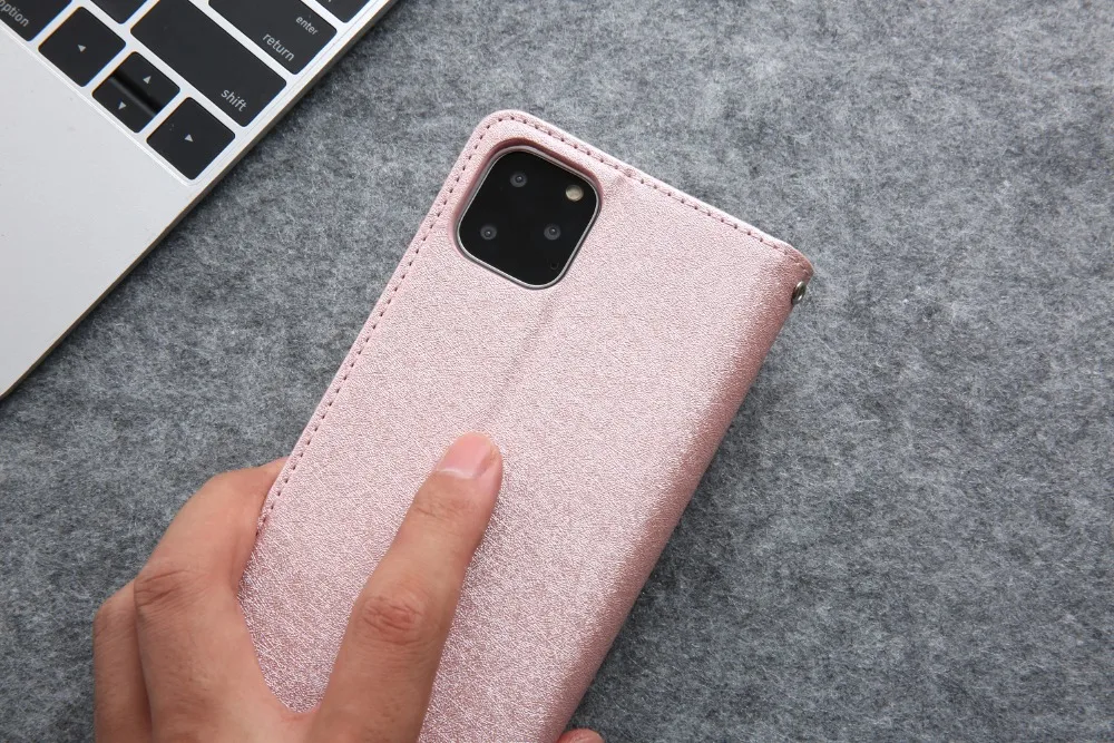 Для iPhone 6S чехол Шелковый кожаный силиконовый флип-чехол для iPhone 11 Pro MAX Чехол-кошелек для Coque iPhone 6 7 8 Plus X XS Max