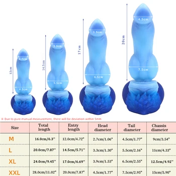 Nothosaur Huge Dildo for Women Men Anal Plug Animal Wolf Fantasy Penis Sex Toys ButtPlug Vagina Prostate Massage Fisting Adult 3