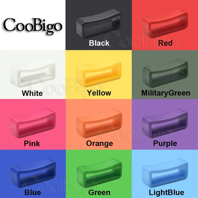 12 Anelli Di Fissaggio Per Cinturino Orologio 22mm - Silicone Nero - Foto 10